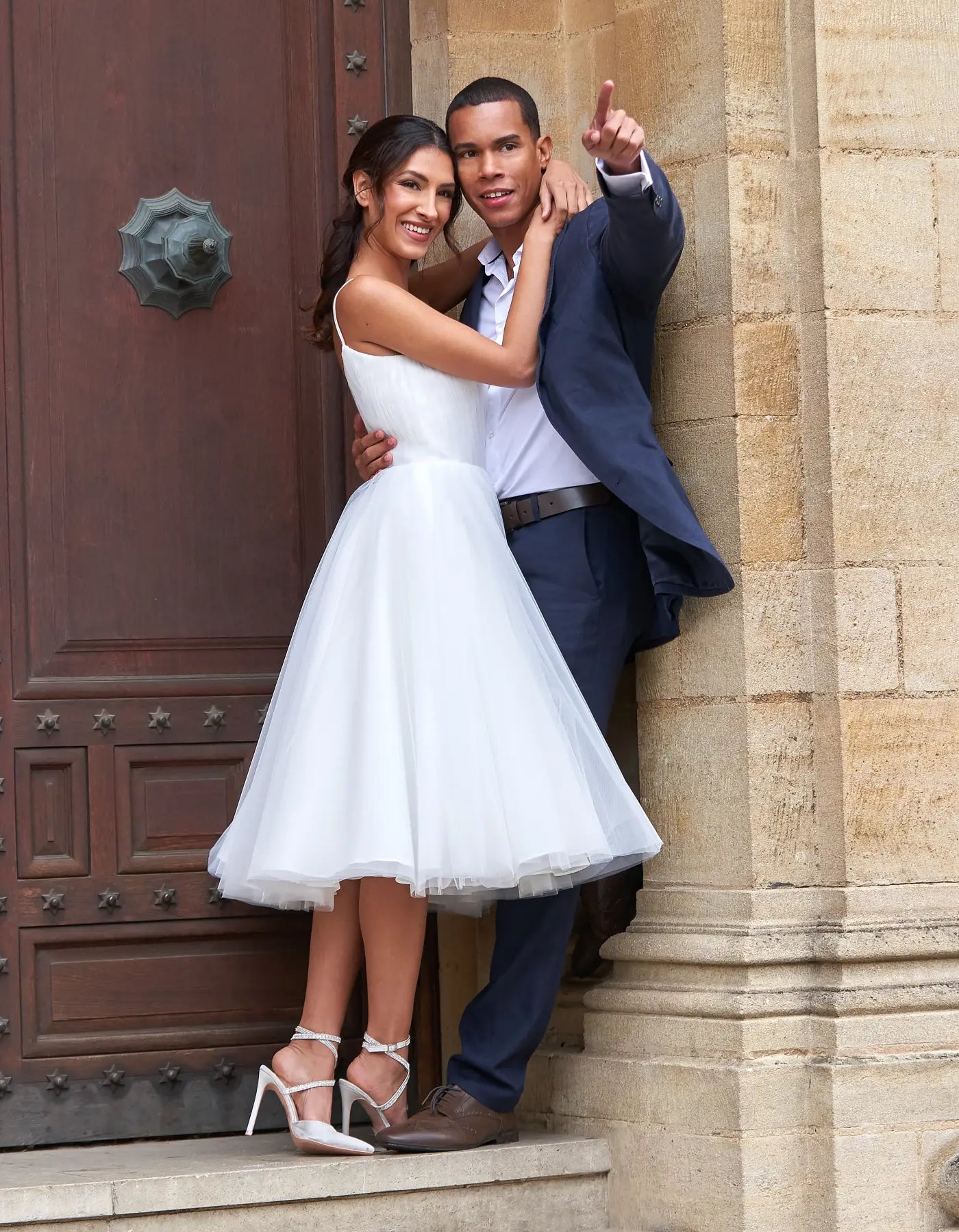 DingJiDress a fun tea-length with bouncy skirt