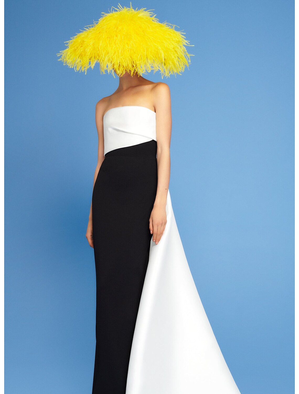 Sheath / Column Evening Gown Color Block Dress Wedding Short / Mini Sleeveless Strapless Satin with Ruched