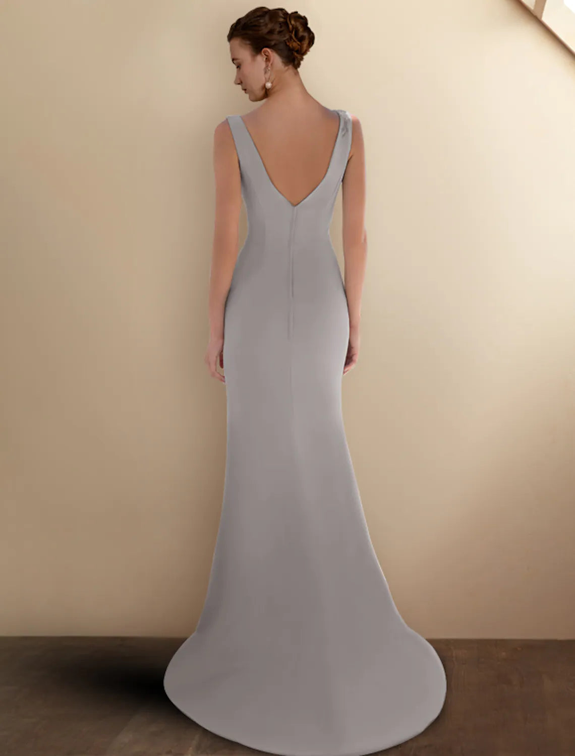 Mother of the Bride Dress Elegant Stretch Chiffon Sleeveless Short Dresses with Appliques