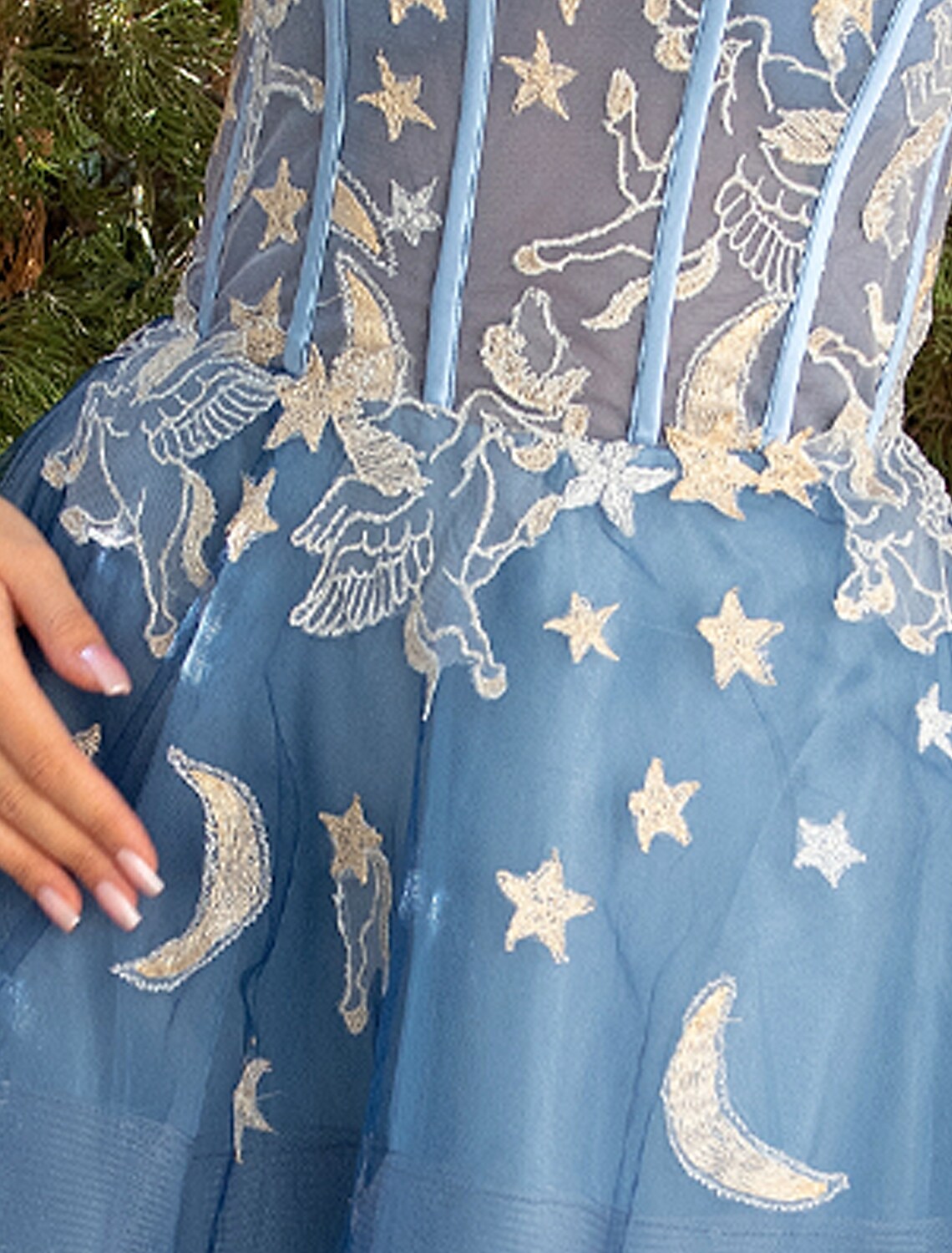 Ball Gown Prom Dresses Luxurious Dress Wedding Party  Sleeveless Strapless Lace with Sequin Appliques