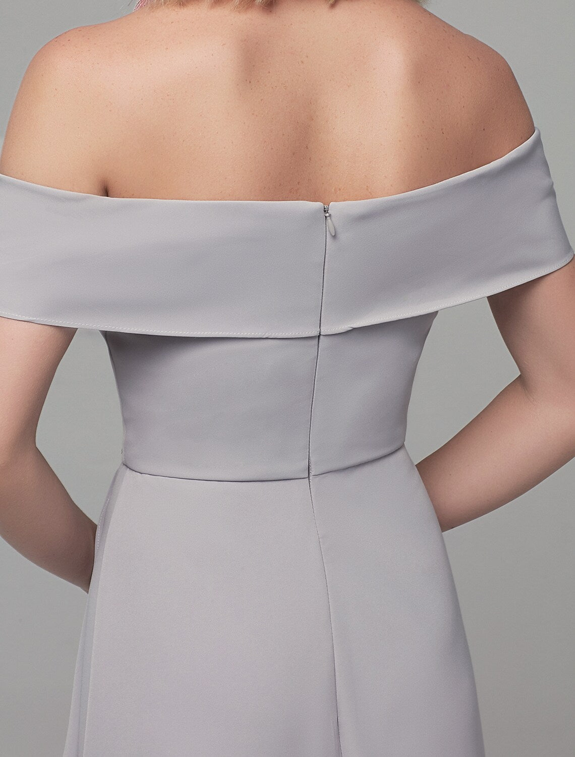 Dresses Elegant Luxurious Dress Wedding  Floor Length Short Sleeve Off Shoulder with Rhinestone Split Front