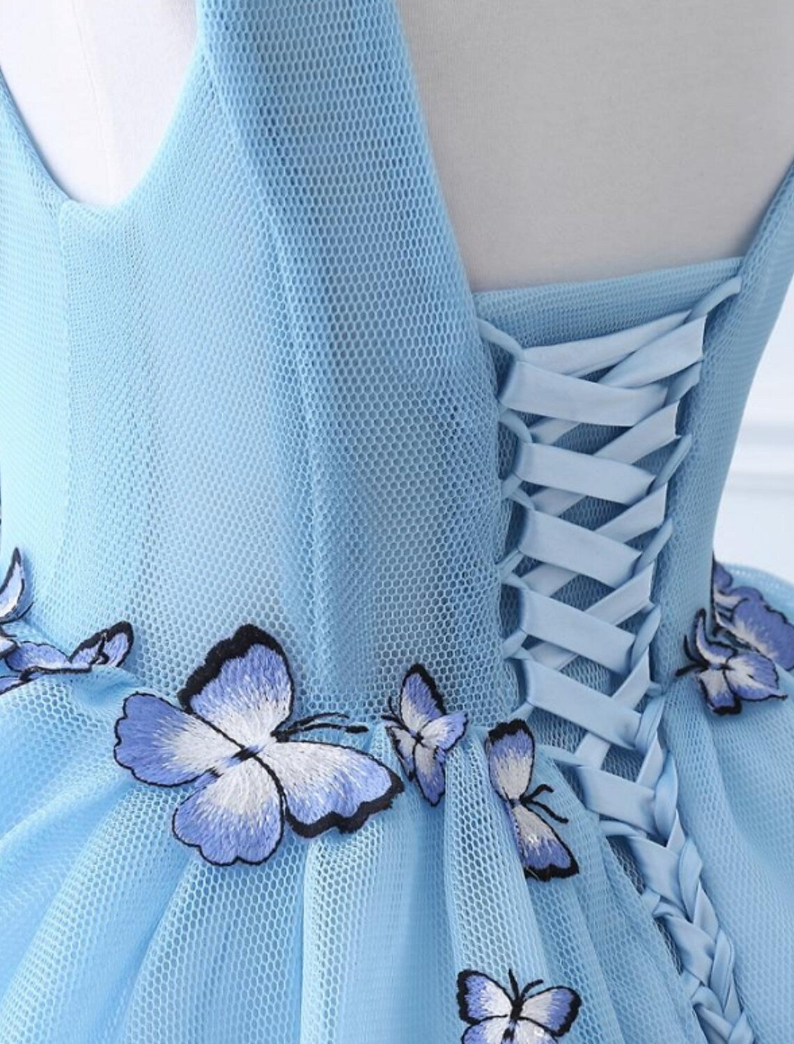 Ball Gown Prom Dresses Luxurious Dress Engagement Sleeveless V Neck Tulle Pleats Appliques